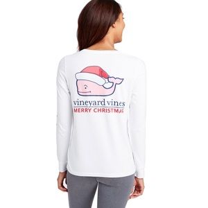 Vineyard Vines Christmas Long Sleeve Tee